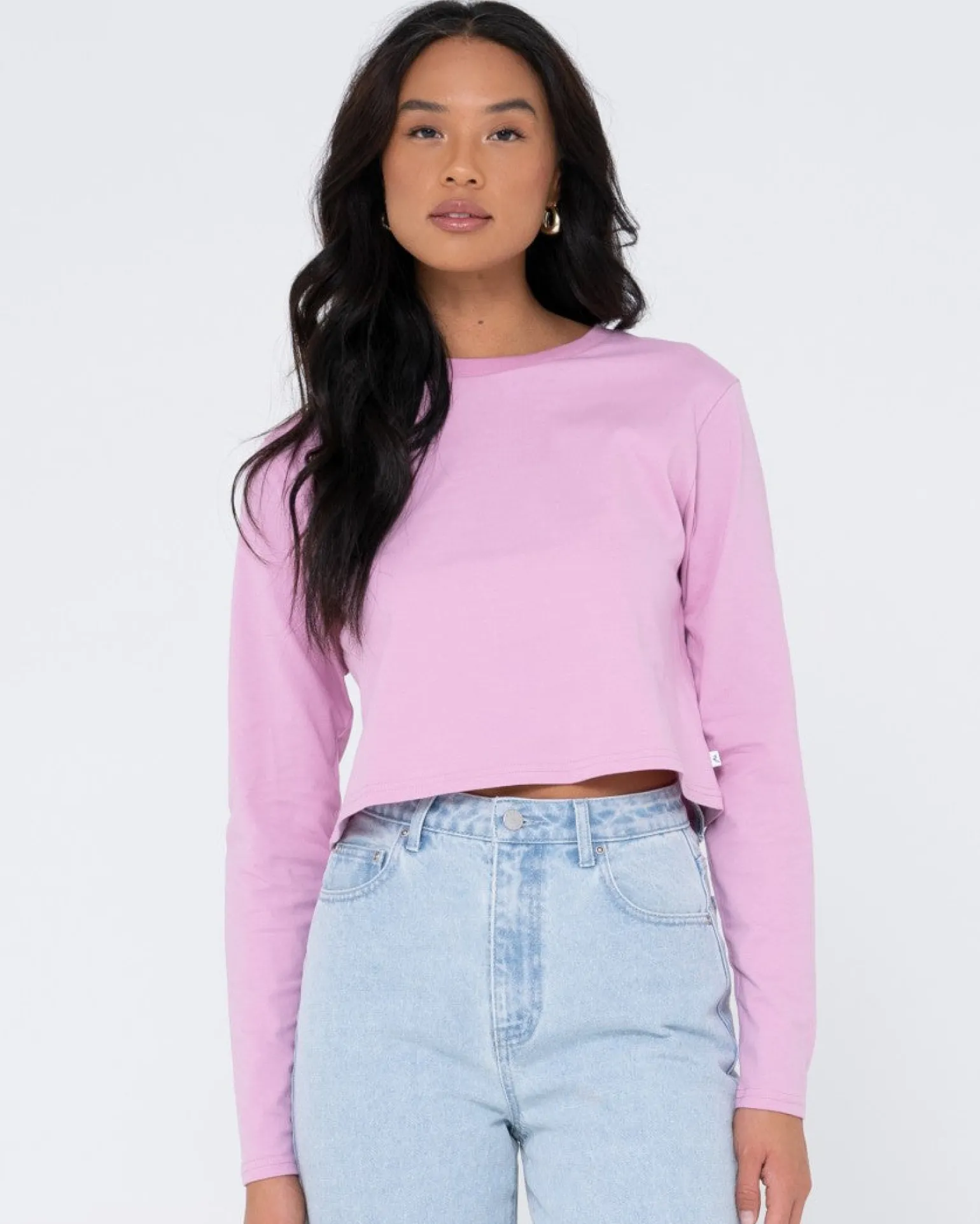 Camiseta Para Bebe De Manga Larga En Blanco>Rusty Cheap