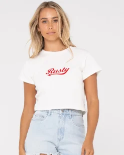 Camiseta Para Bebe Norty Con Grafico De Manga Corta>Rusty Fashion