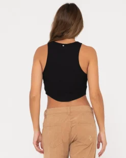 Camiseta Sin Mangas Con Dobladillo Redondeado Vicky>Rusty Outlet
