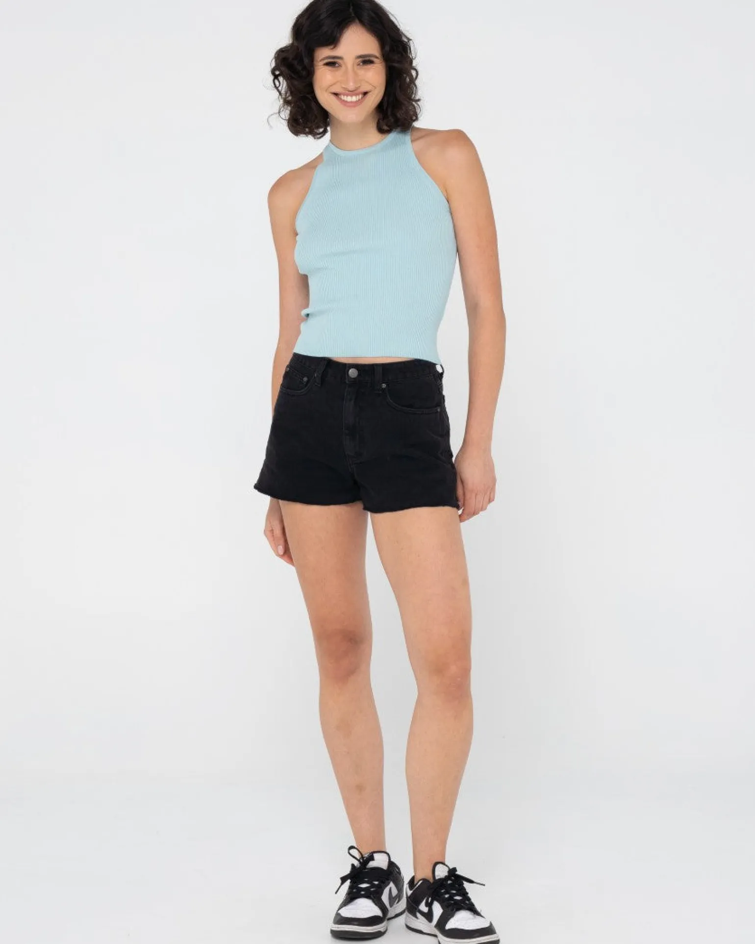 Camiseta Sin Mangas De Punto Acanalado Charis>Rusty Fashion