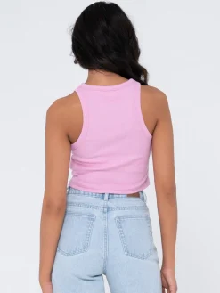 Camiseta Sin Mangas Racer En Blanco>Rusty Outlet