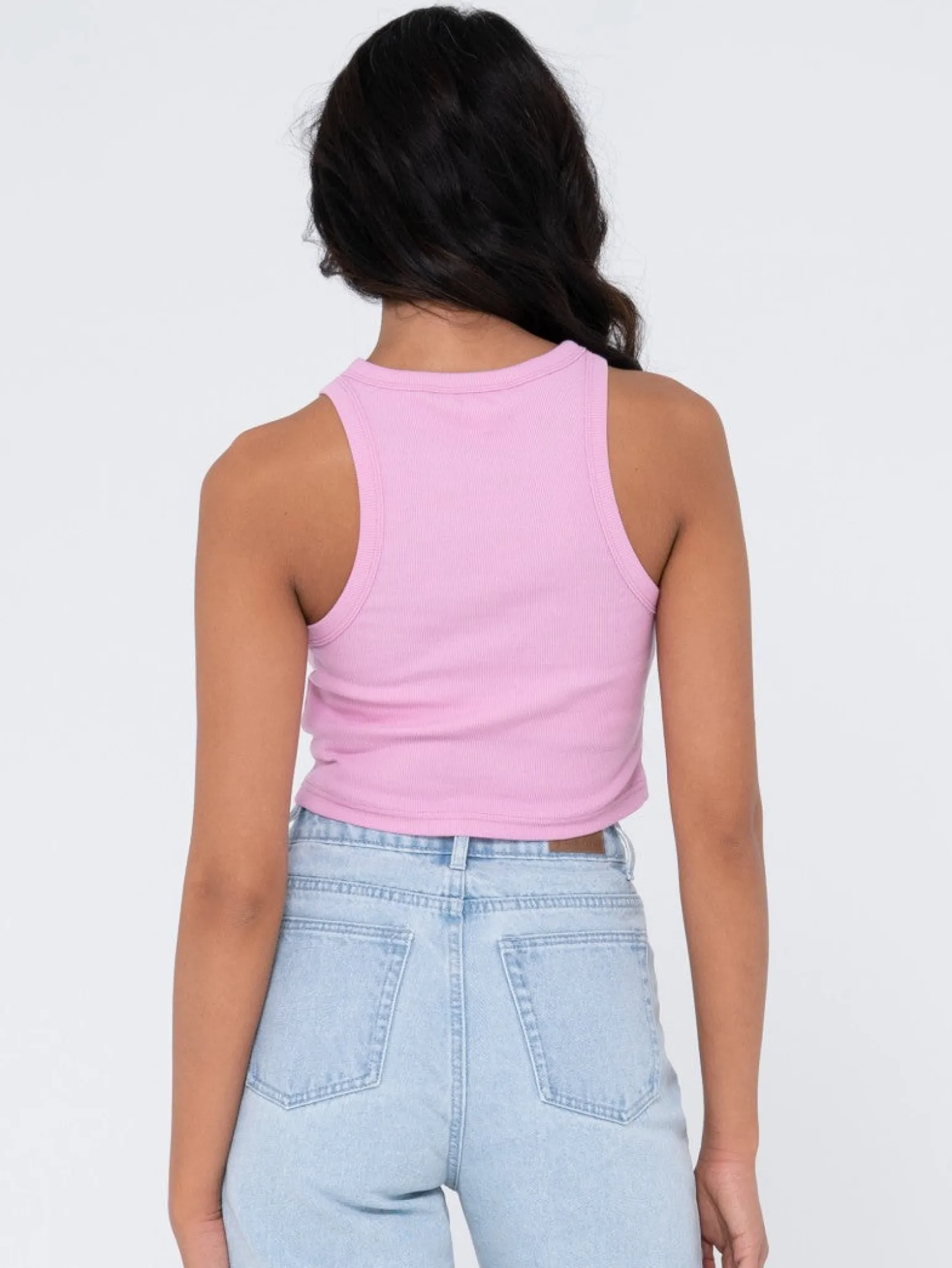 Camiseta Sin Mangas Racer En Blanco>Rusty Outlet