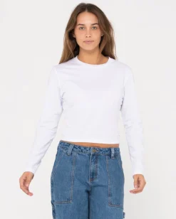 Camiseta Skimmer De Manga Larga De Blanks>Rusty Fashion