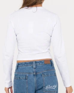 Camiseta Skimmer De Manga Larga De Blanks><noscript><img width=