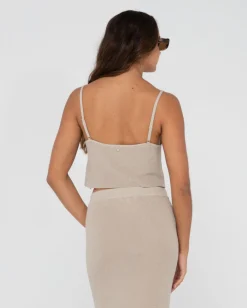 Camisola Corta De Punto Relajado Ophelia>Rusty Flash Sale