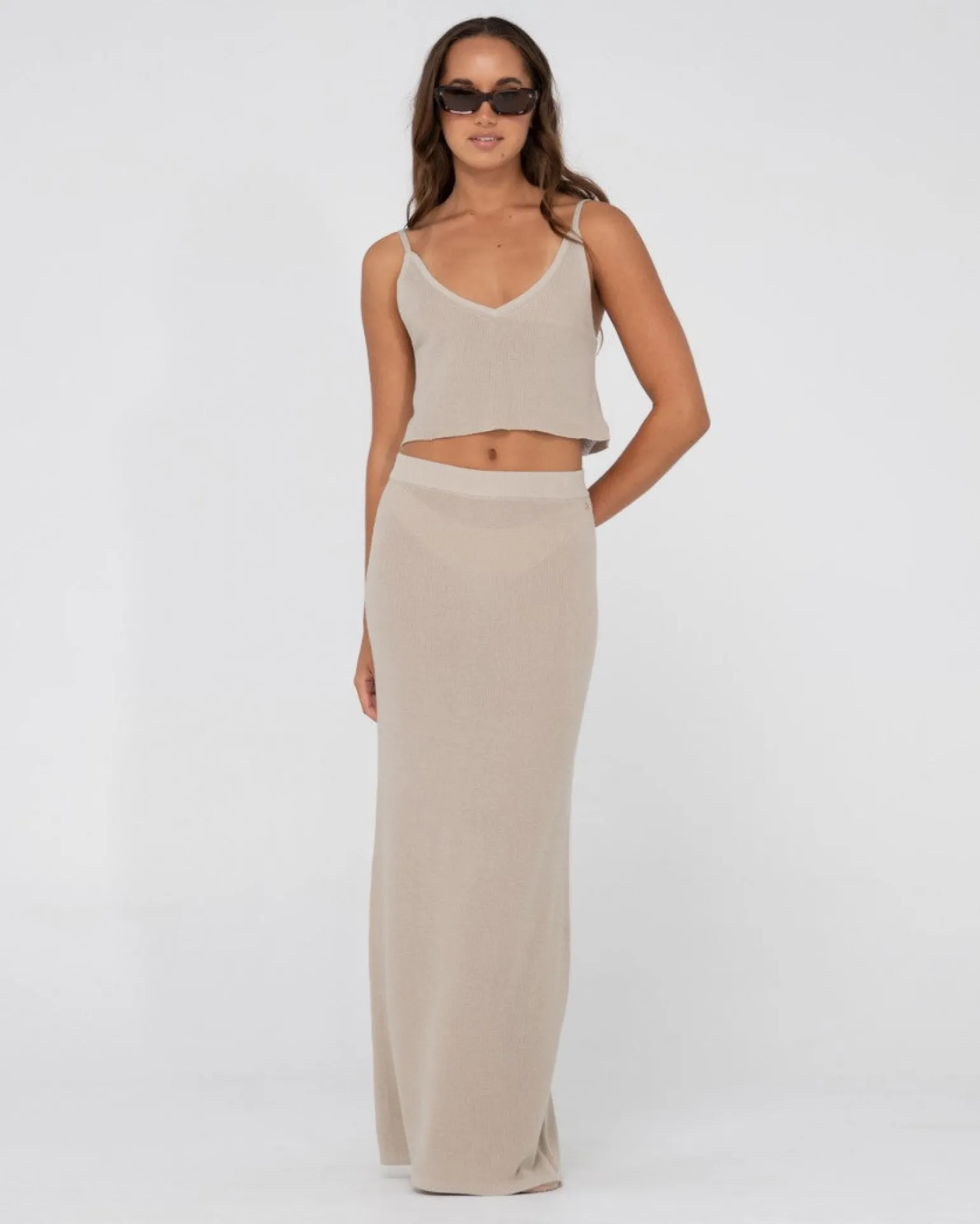 Camisola Corta De Punto Relajado Ophelia>Rusty Discount