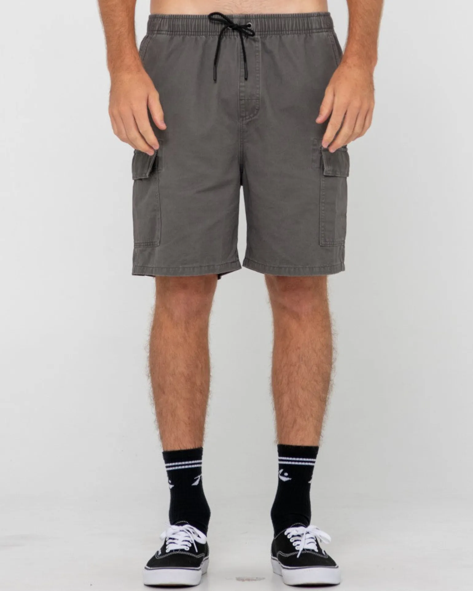 Camper Pantalon Corto Cargo Elastico Con Lavado Vintage>Rusty Outlet