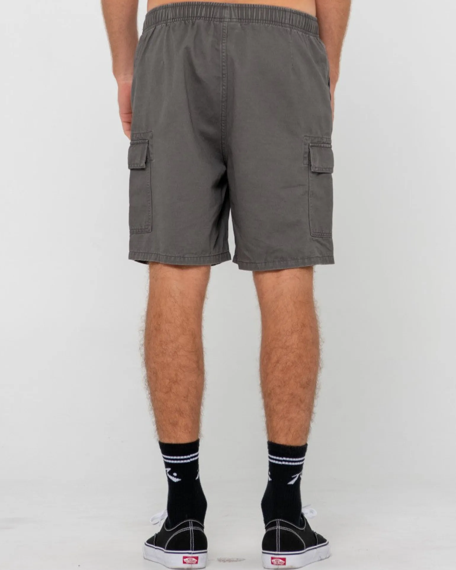 Camper Pantalon Corto Cargo Elastico Con Lavado Vintage>Rusty Outlet