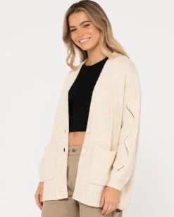 Cardigan De Punto De Ajuste Relajado Rossie><noscript><img width=