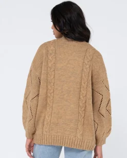 Cardigan De Punto De Ajuste Relajado Rossie>Rusty Fashion