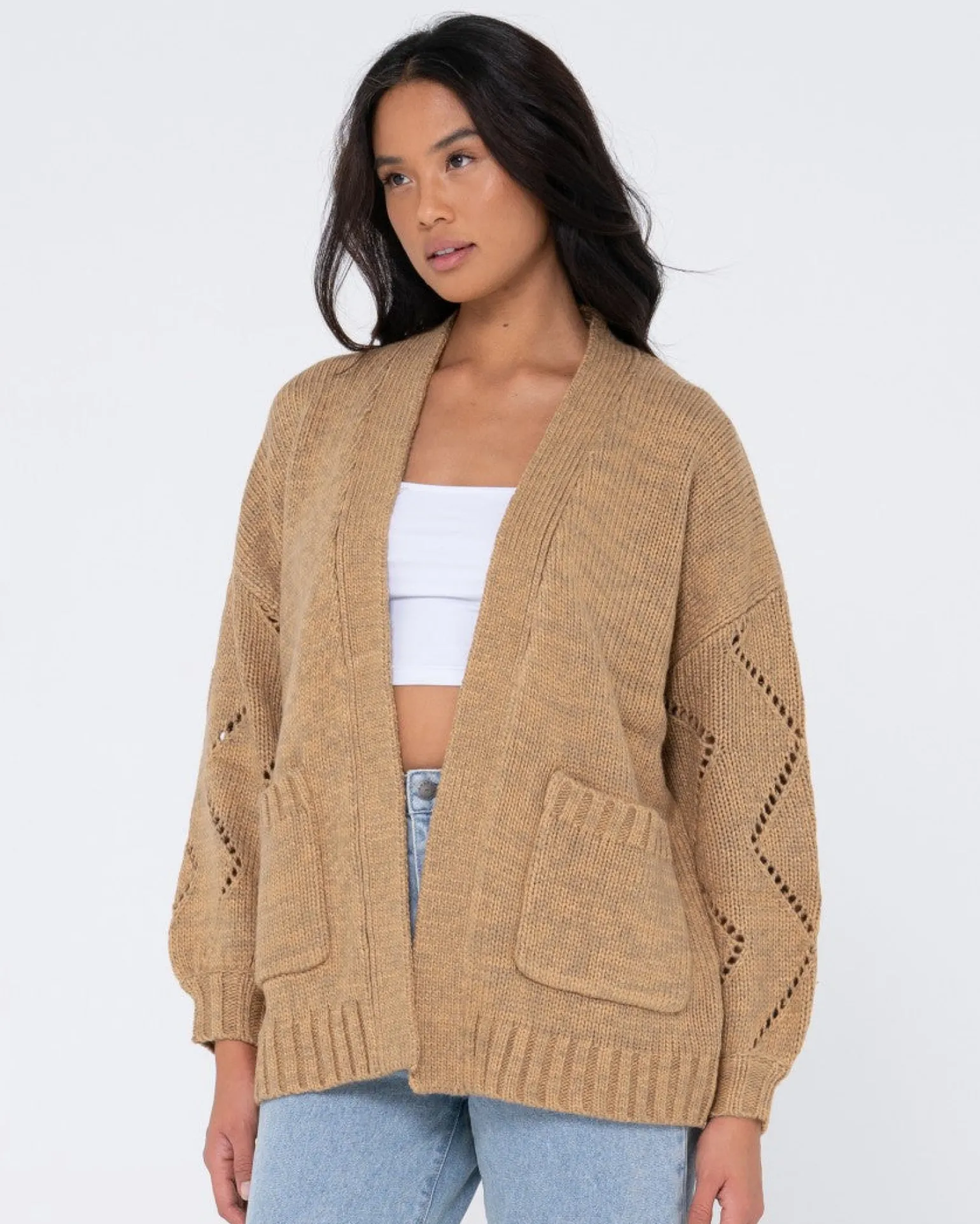 Cardigan De Punto De Ajuste Relajado Rossie>Rusty Fashion