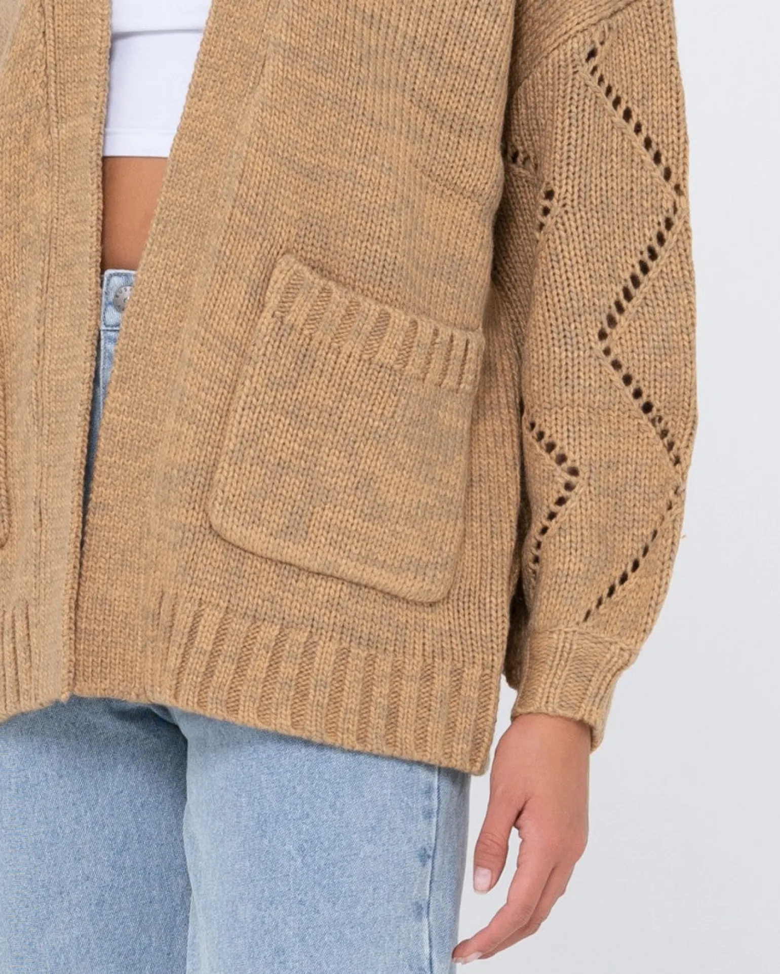 Cardigan De Punto De Ajuste Relajado Rossie>Rusty Fashion