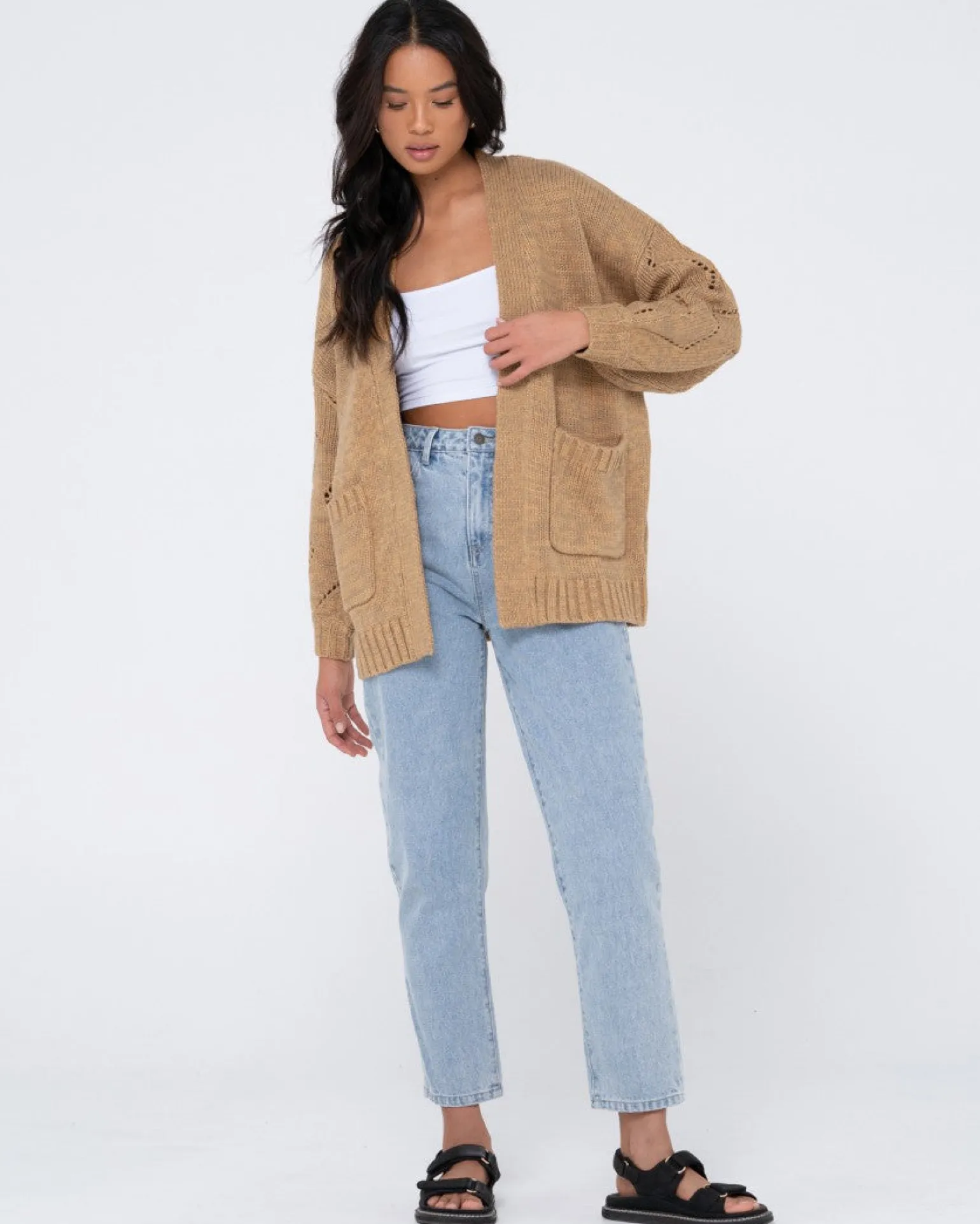 Cardigan De Punto De Ajuste Relajado Rossie>Rusty Fashion