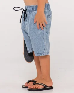 Carpeta Manila Short Corto Elastico Denim><noscript><img width=