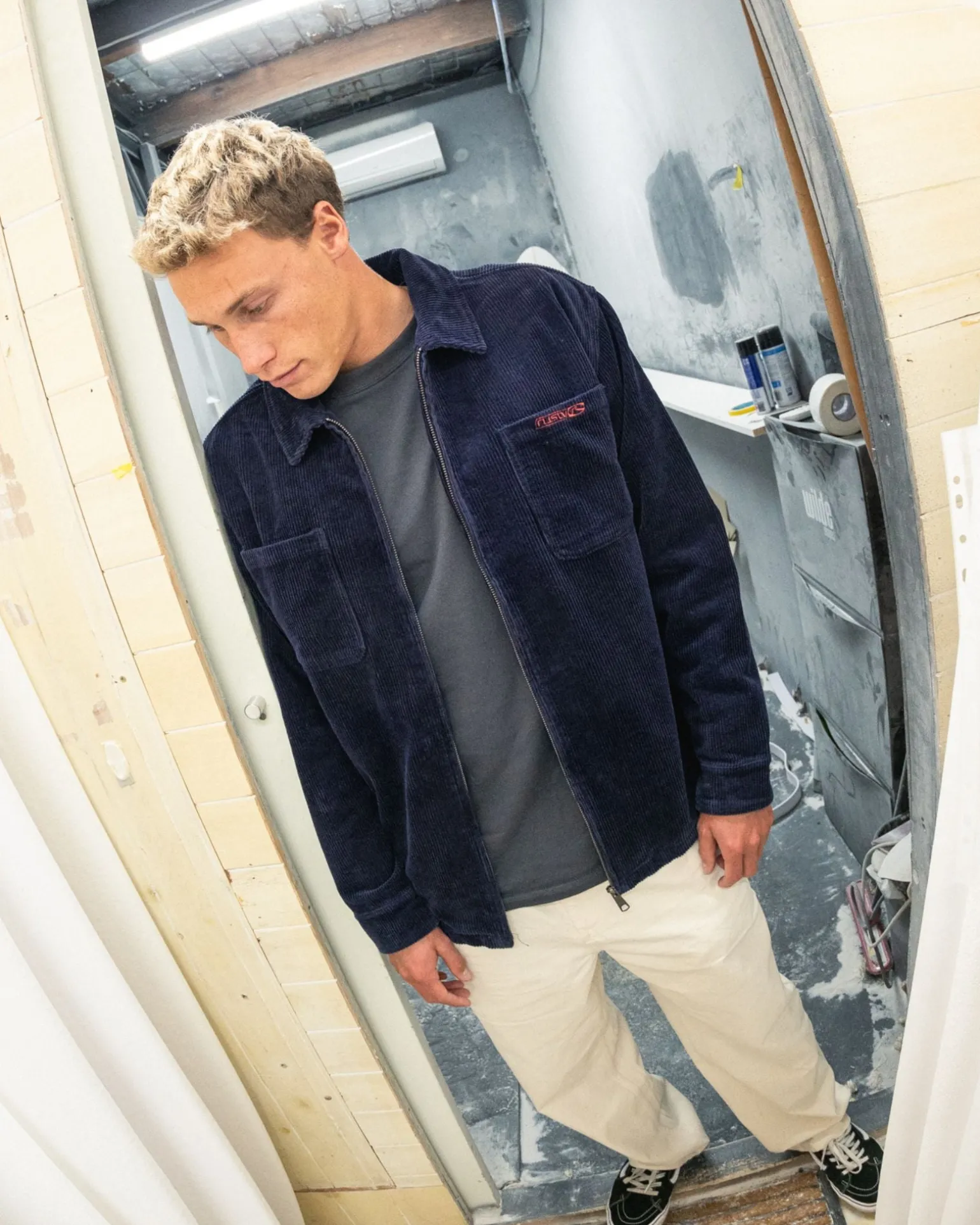 Chaqueta Con Cremallera De Pana V8 Coup>Rusty Best
