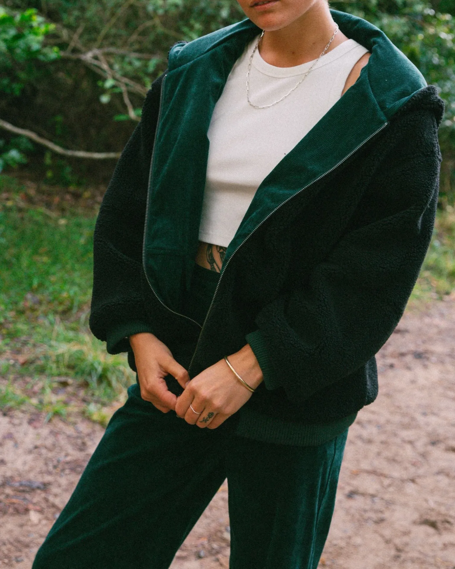 Chaqueta De Pana Reversible Con Cremallera De Gables>Rusty Store