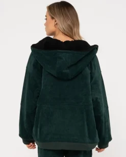 Chaqueta De Pana Reversible Con Cremallera De Gables><noscript><img width=