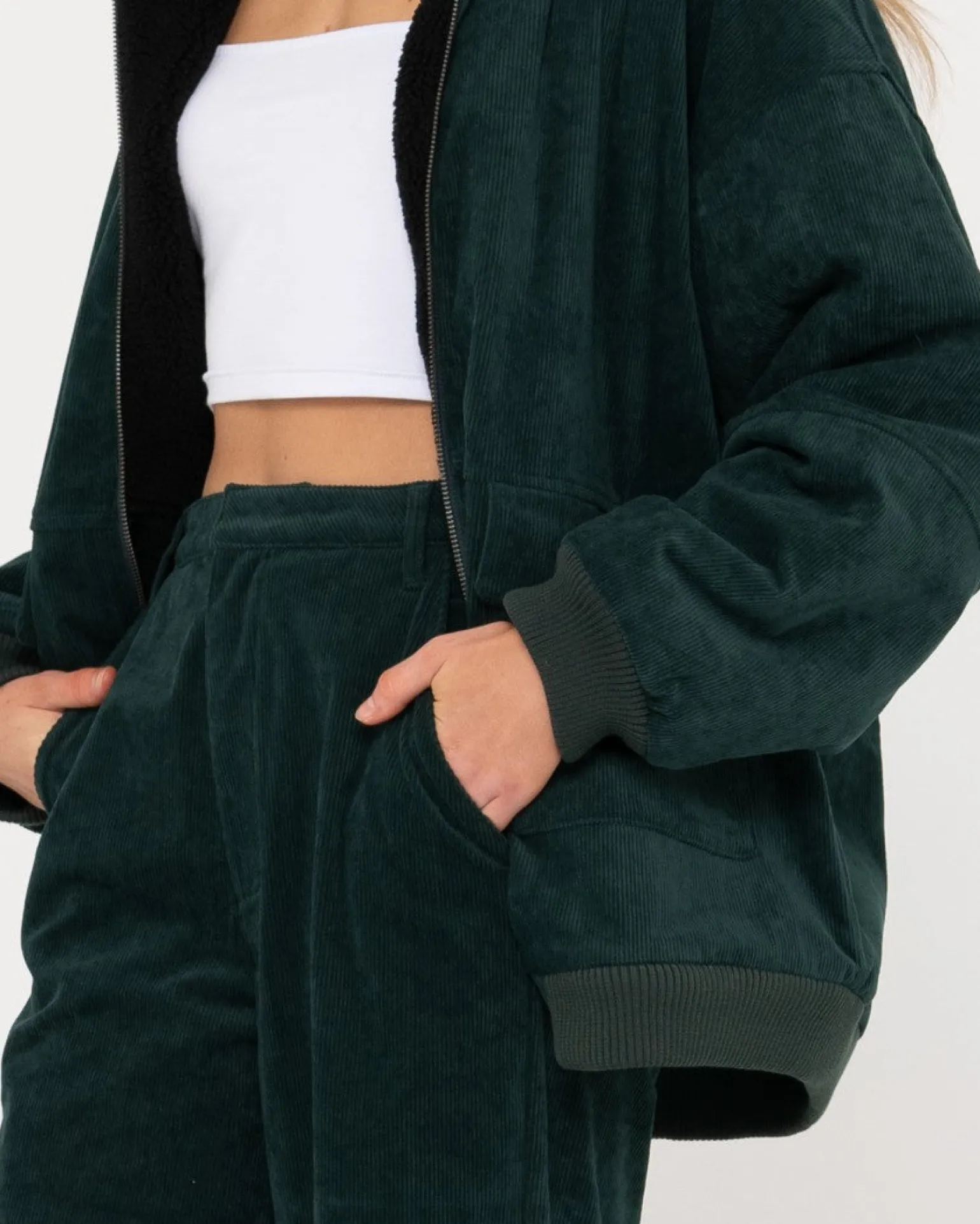 Chaqueta De Pana Reversible Con Cremallera De Gables>Rusty Store