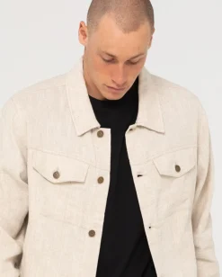 Chaqueta Estilo Camionero De Ramio><noscript><img width=