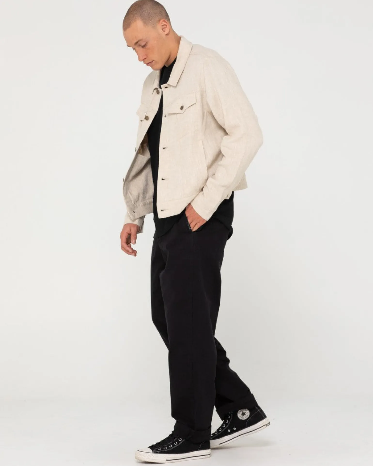 Chaqueta Estilo Camionero De Ramio>Rusty Shop