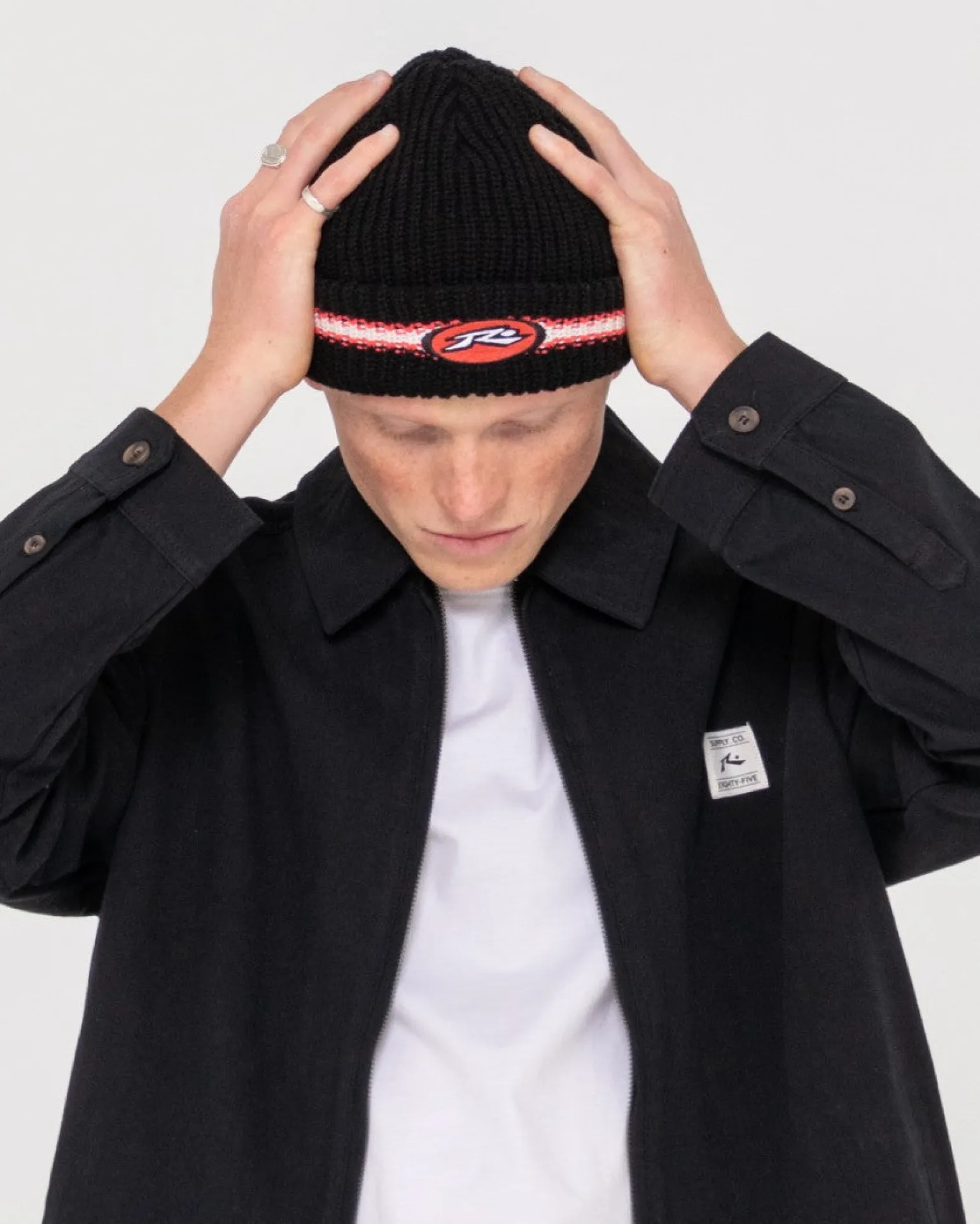 Chaqueta Holgada Con Cremallera Greaser>Rusty New