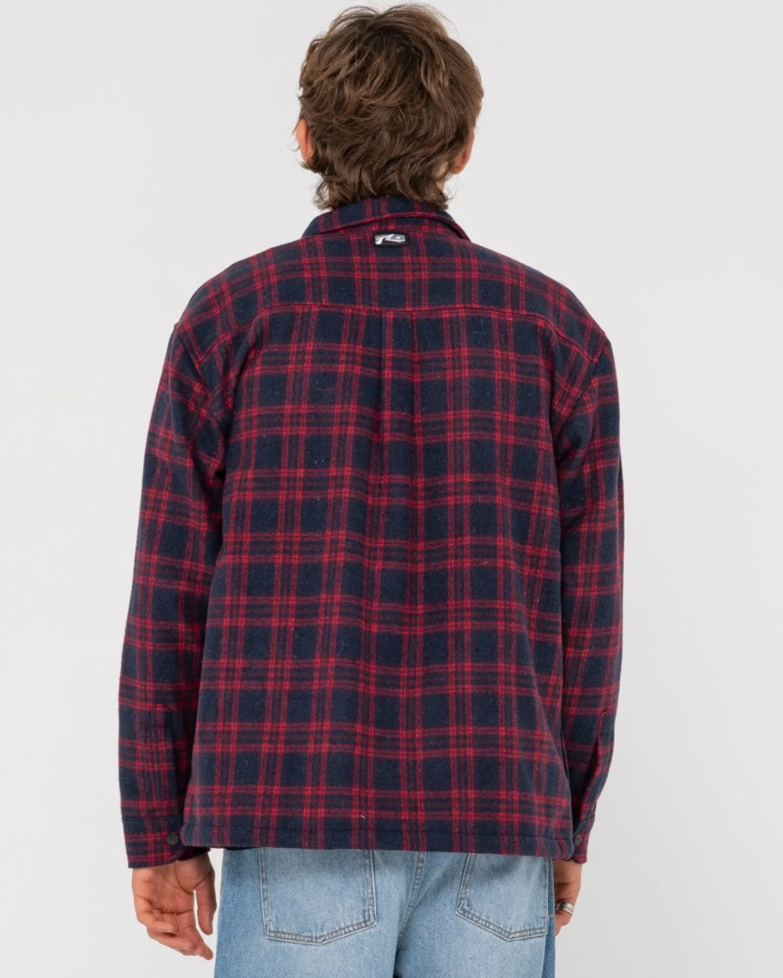 Chaqueta Tejida A Cuadros Con Cremallera Woodchuck>Rusty Clearance