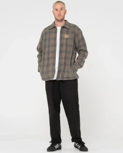 Chaqueta Tejida A Cuadros Con Cremallera Woodchuck><noscript><img width=