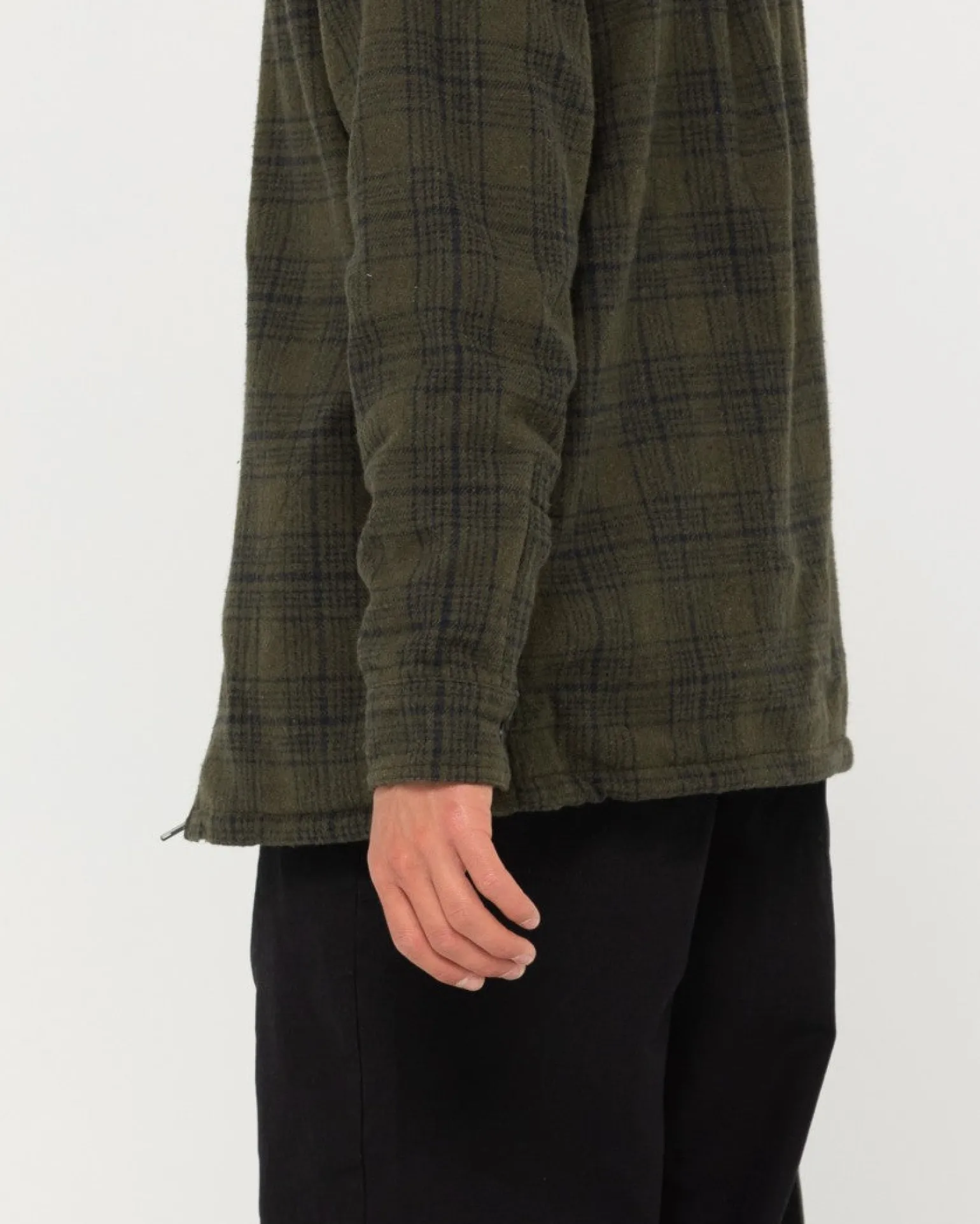 Chaqueta Tejida A Cuadros Con Cremallera Woodchuck>Rusty Fashion