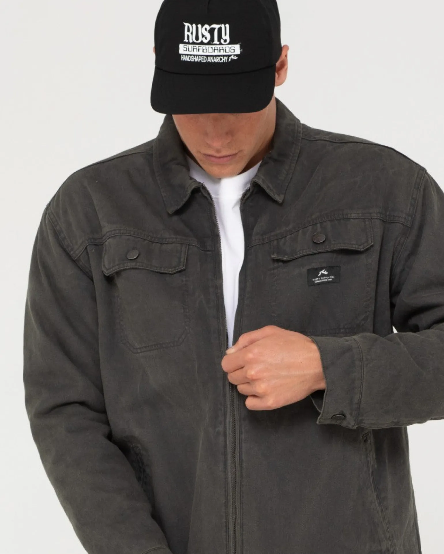 Chaqueta Tipo Peto Con Cremallera>Rusty New