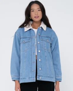 Chaqueta Vaquera Estilo Camionero>Rusty New