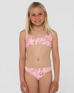 Conjunto De Bikini Rio Hibiscus Estampado Ninas>Rusty Outlet