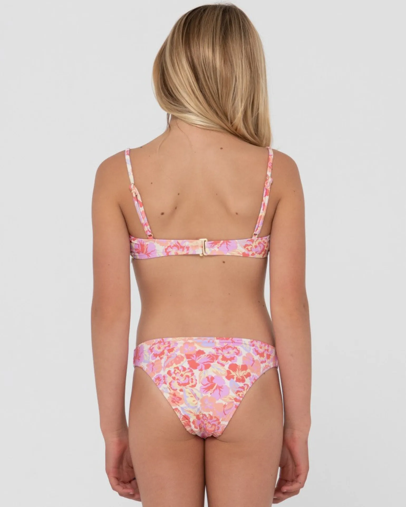 Conjunto De Bikini Rio Hibiscus Estampado Ninas>Rusty Outlet