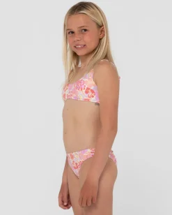 Conjunto De Bikini Rio Hibiscus Estampado Ninas><noscript><img width=