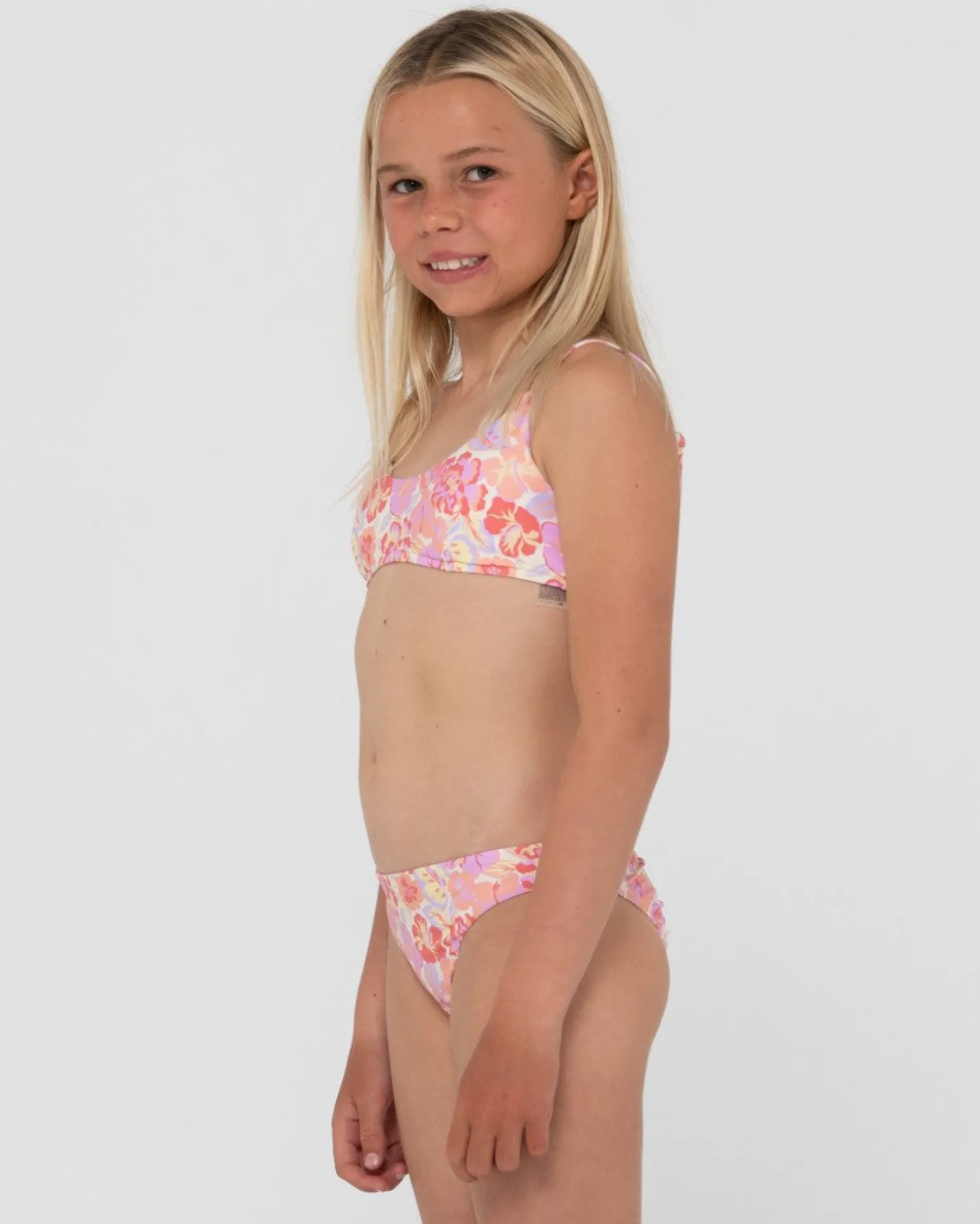 Conjunto De Bikini Rio Hibiscus Estampado Ninas>Rusty Outlet
