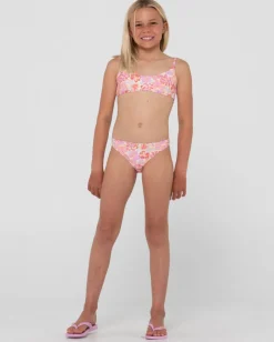 Conjunto De Bikini Rio Hibiscus Estampado Ninas><noscript><img width=