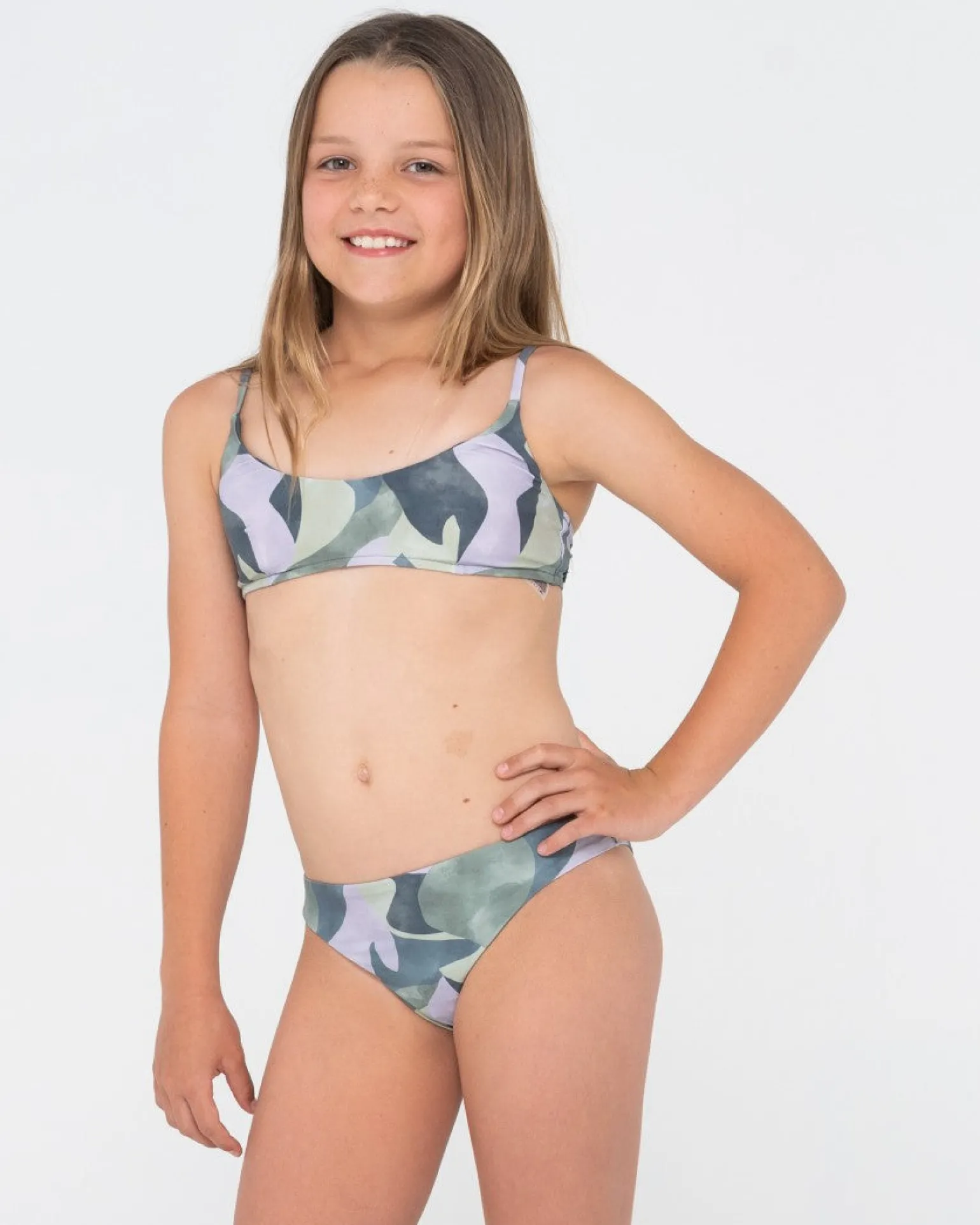 Conjunto De Bikini Santorini Para Ninas>Rusty Store