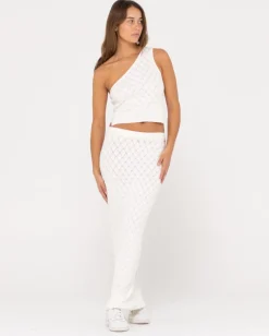 Falda Larga De Punto Con Croche Leo><noscript><img width=