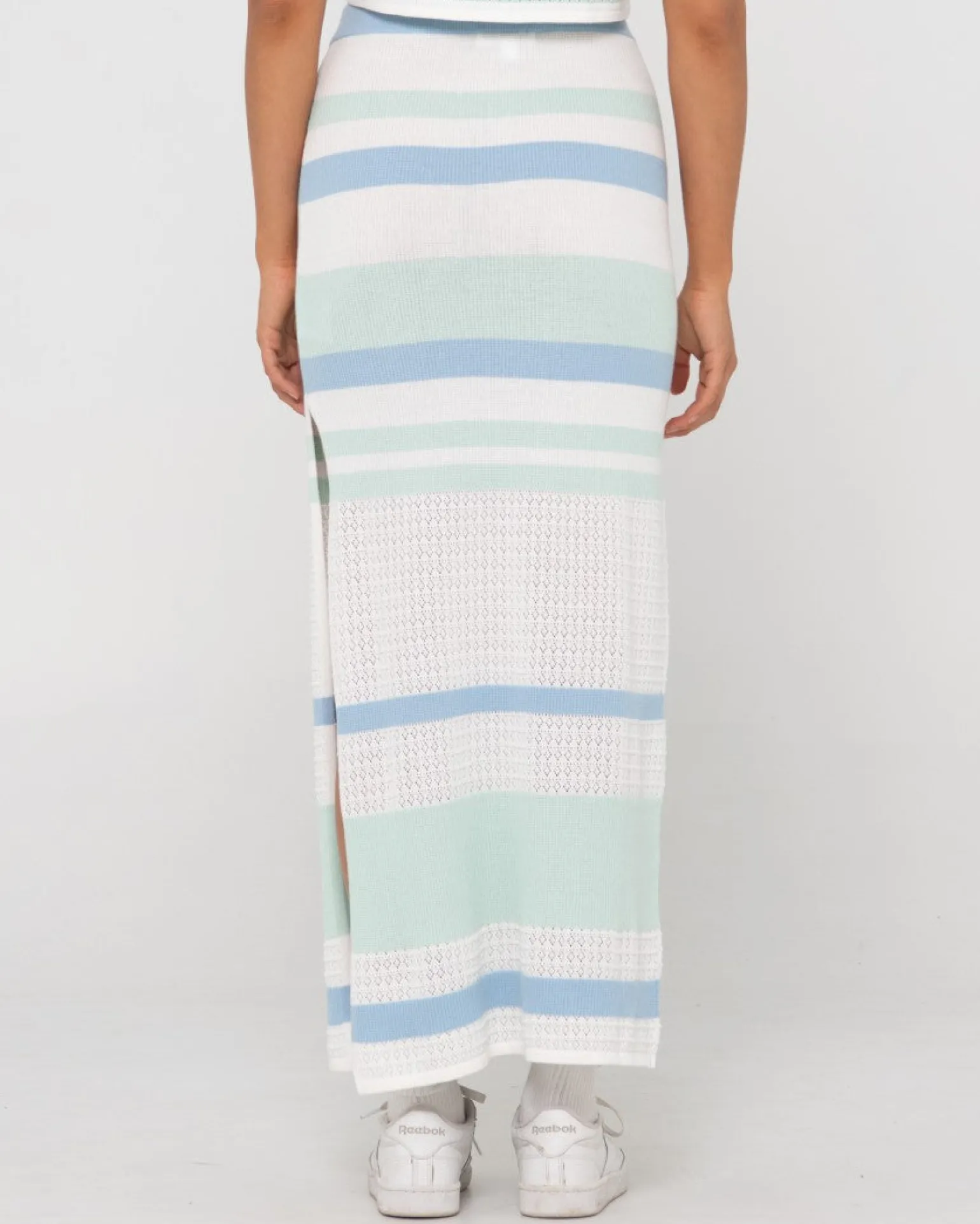 Falda Larga De Punto De Talle Alto Sandbar>Rusty New