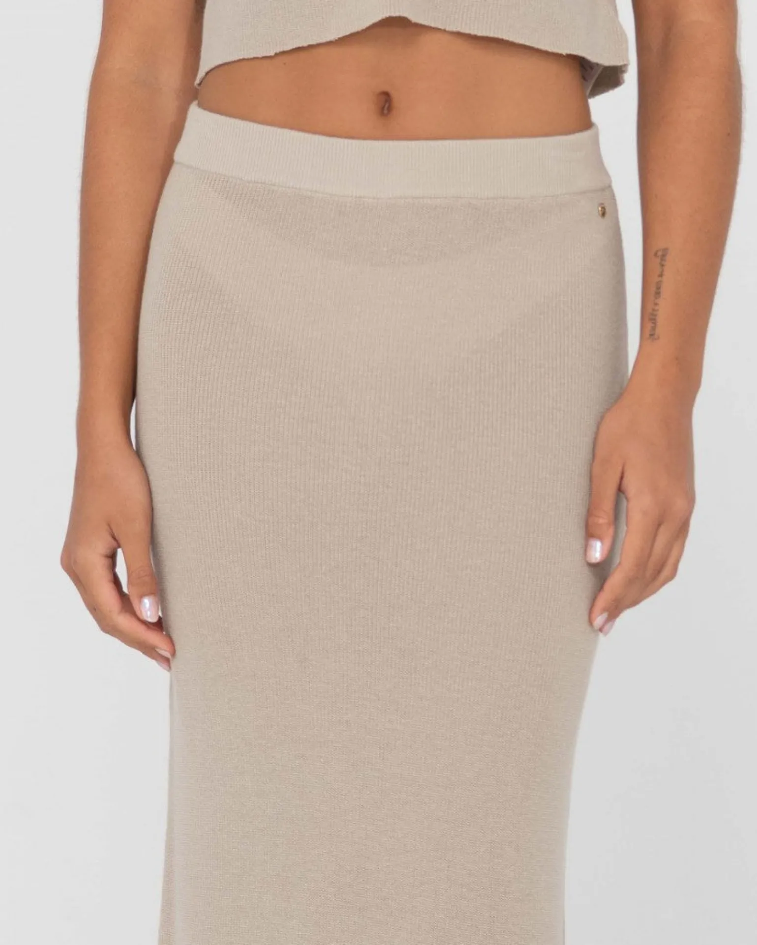 Falda Larga De Punto Ophelia>Rusty Hot