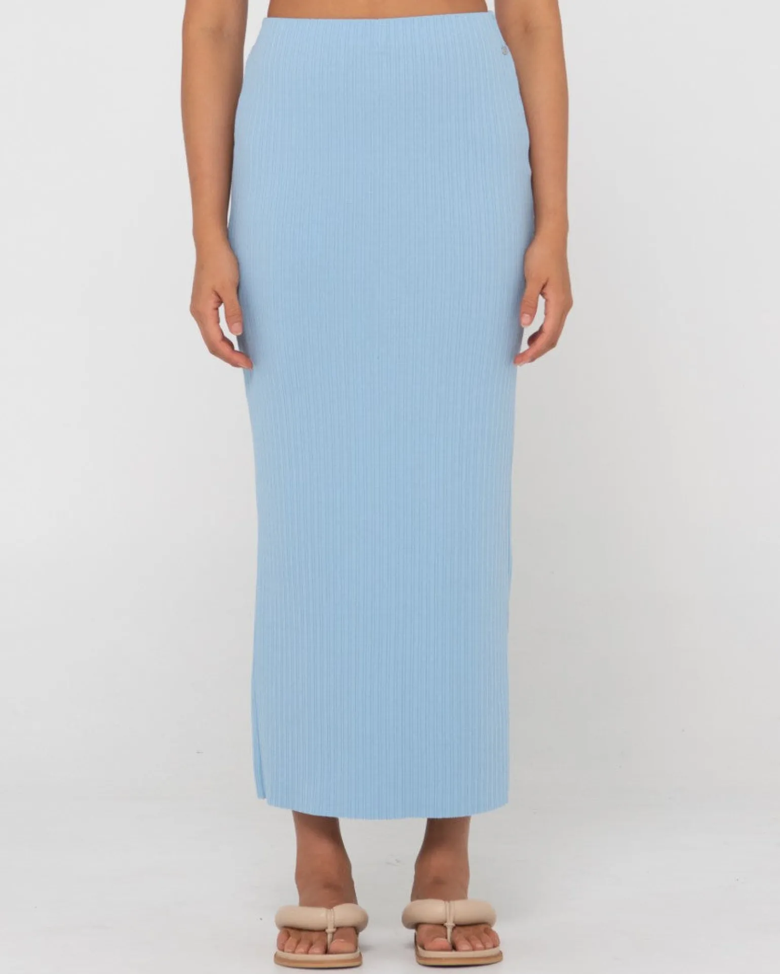 Falda Tubo Larga De Tiro Medio Y Canale Scarlett>Rusty Discount