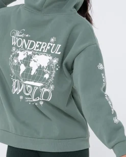 Forro Polar Con Capucha Extragrande De Wonderful World><noscript><img width=