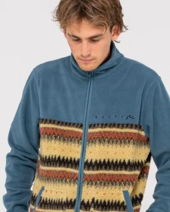 Forro Polar Con Cremallera Completa Y Paneles Shag><noscript><img width=