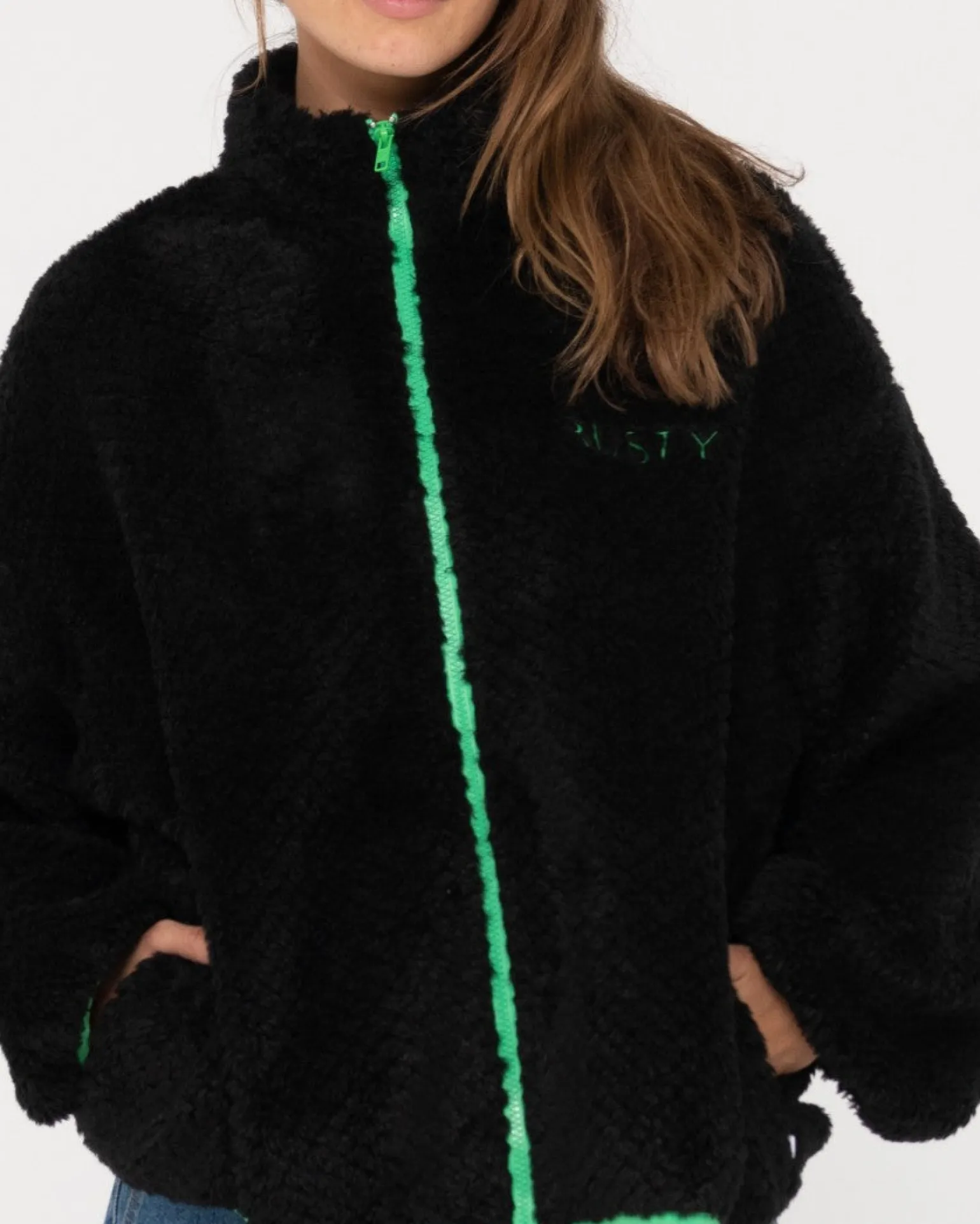 Forro Polar Con Cremallera Ollie Sherpa>Rusty Discount