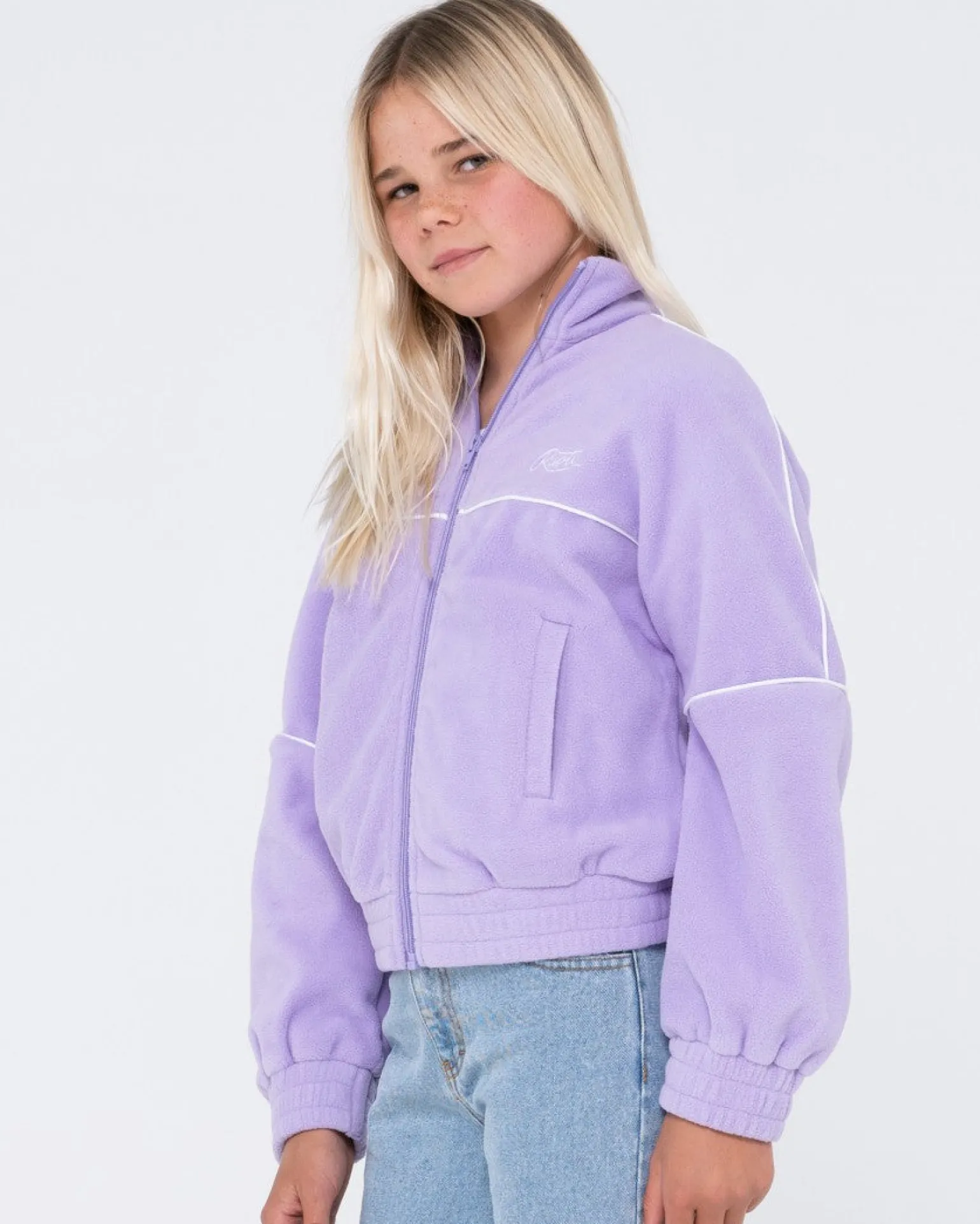 Forro Polar Con Cremallera Para Ninas>Rusty Sale