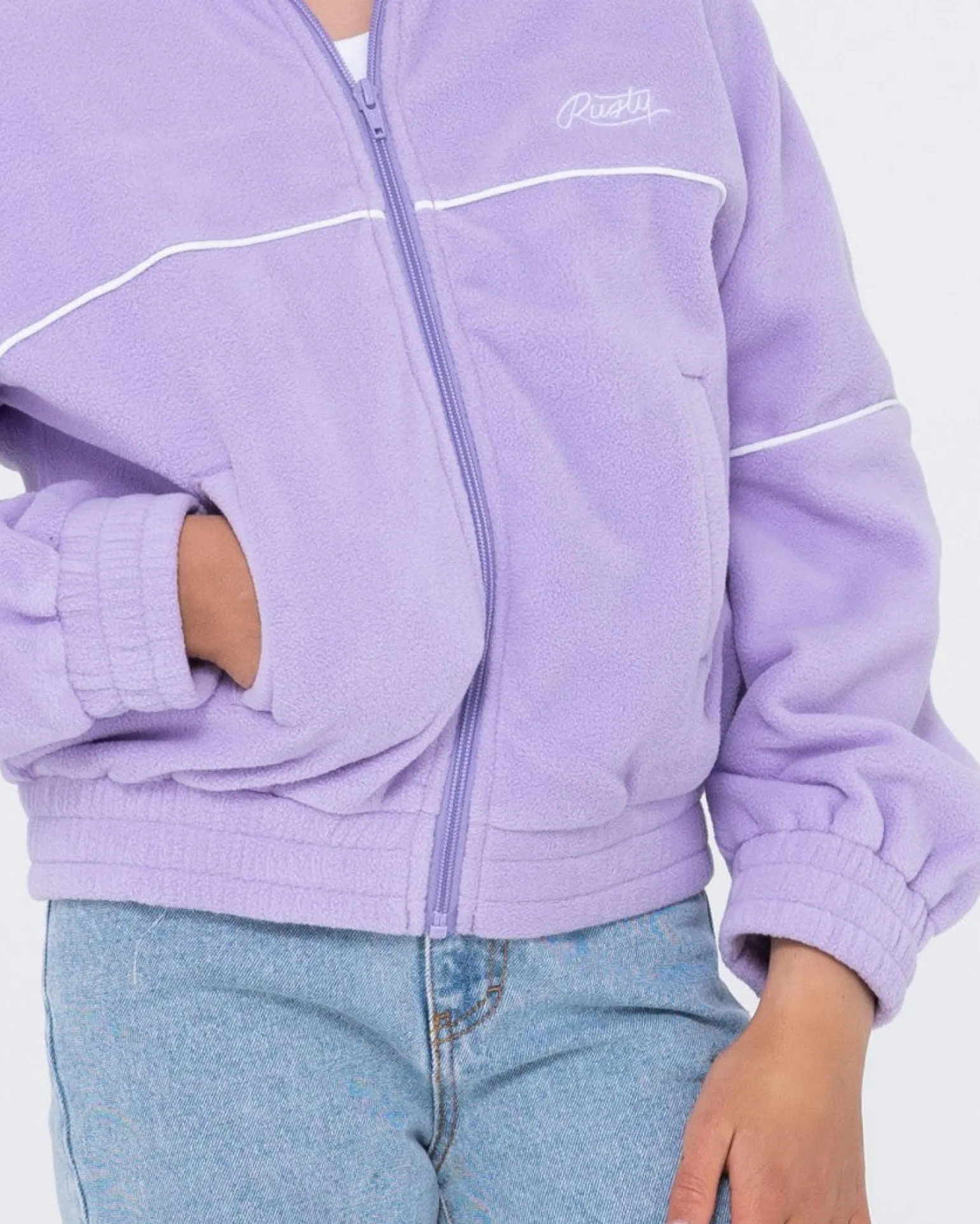 Forro Polar Con Cremallera Para Ninas>Rusty Sale