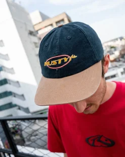 Gorra De Papa Bordada Con Lavado Vintage De Blind Turn>Rusty Clearance