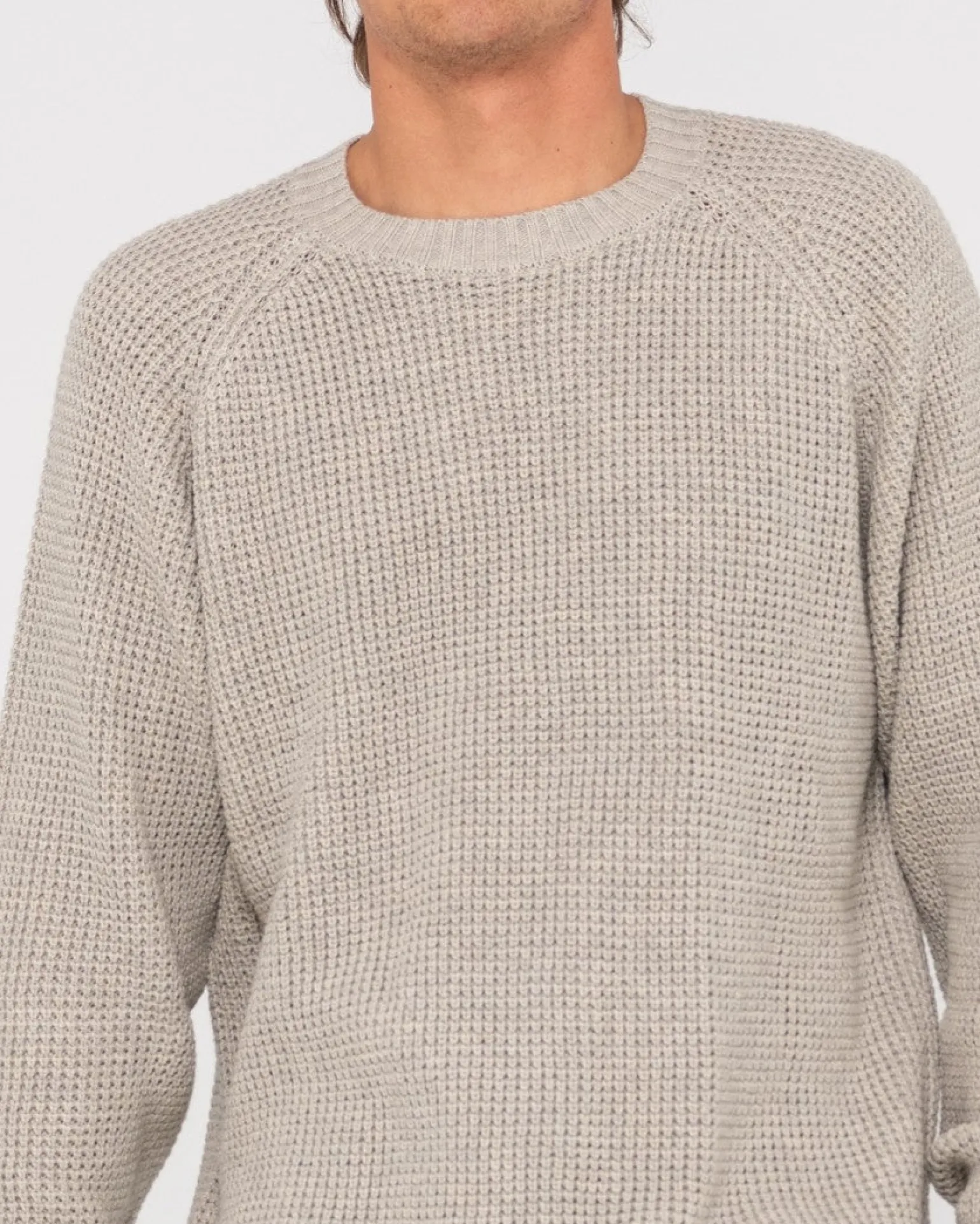 Jersey De Punto Con Cuello Redondo>Rusty Clearance