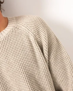 Jersey De Punto Con Cuello Redondo><noscript><img width=