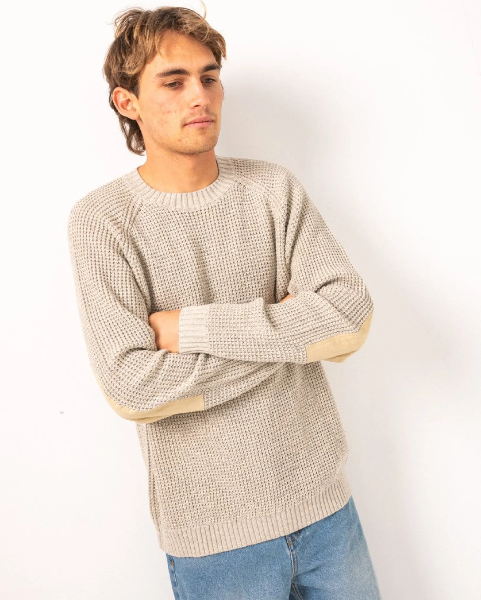 Jersey De Punto Con Cuello Redondo>Rusty Clearance