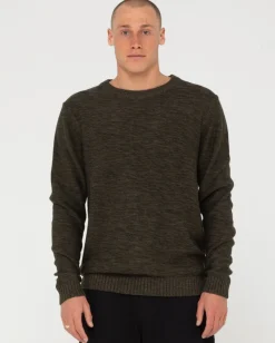 Jersey De Punto Con Cuello Redondo Skyliner>Rusty Shop